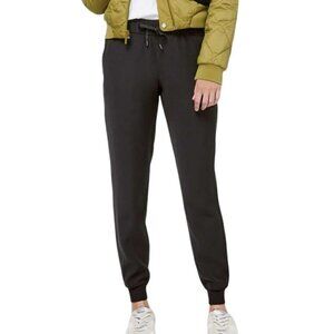 Lululemon On The Fly Jogger Pull On Mid Rise Drawcord Waist Casual Black 2